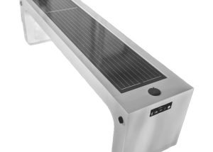 china solar powered street smart garden bench