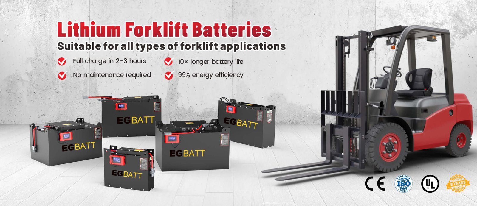 forklift lithium-ion phosphate battery