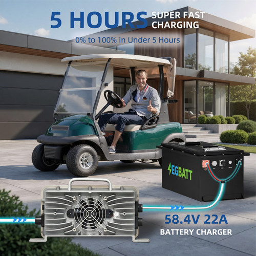 48v 105ah lifepo4 lithium ion golf cart battery