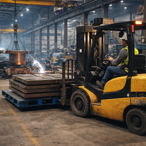 80V 690Ah fast charging lithium forklift battery with smart BMS system in industrial charging station