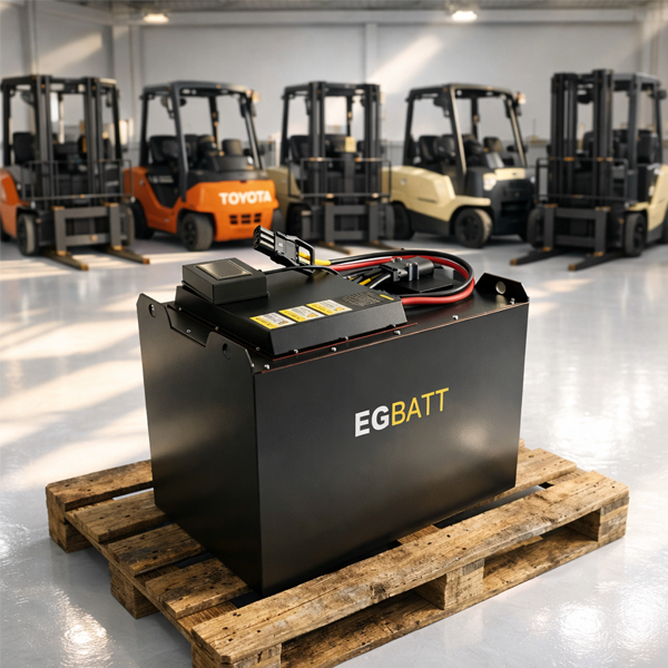 high capacity lithium forklift battery system 80V warehouse use