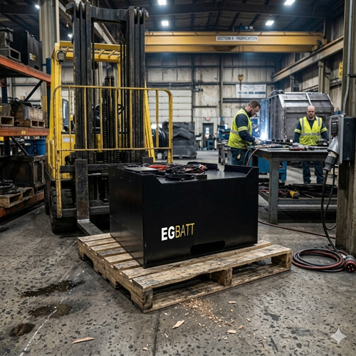 industrial lithium forklift battery pack heavy duty application