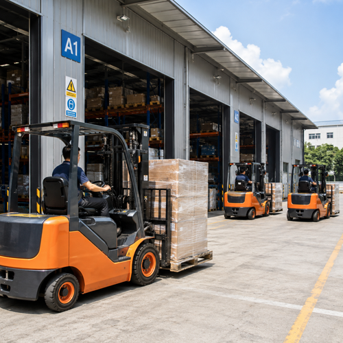 Grade-A LiFePO4 cells inside 48V forklift lithium battery