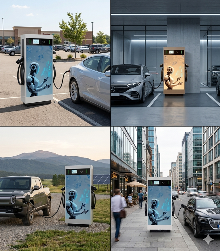 80KW Commercial Level 3 EV Charger