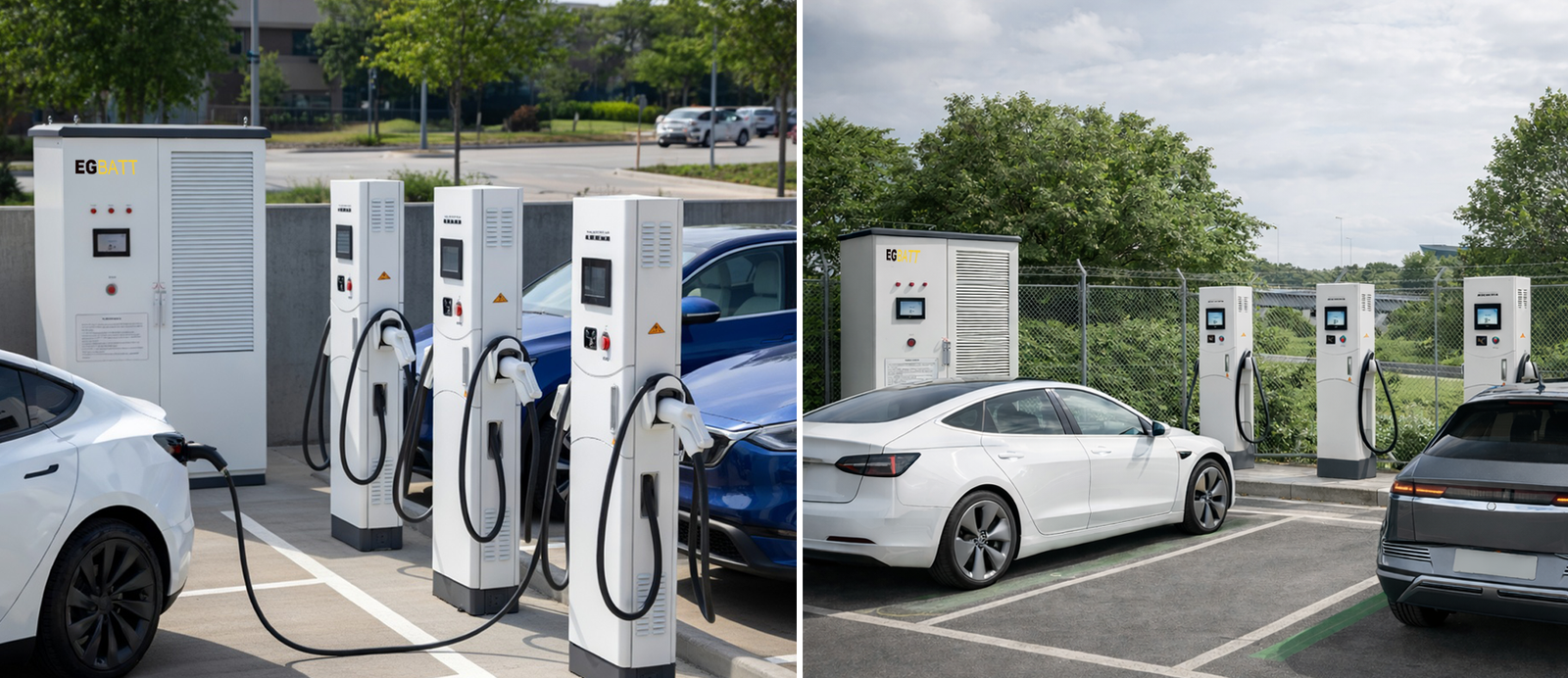 DC Split fast charger station 120KW