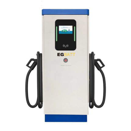 300kW heavy-duty DC fast charger outdoor floor-mounted unit with dual charging guns for bus and truck fleet operations