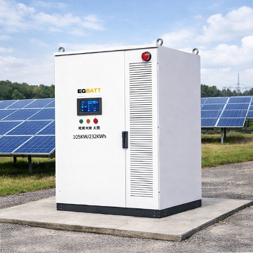 IP65 rated 105kW/232kWh Liquid Cooled Outdoor ESS installed directly at industrial factory site