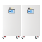 32kWh LiFePO4 solar home battery system built with two parallel 16kWh 51.2V 16S 314Ah cells, floor-mounted with advanced BMS for long-lasting home energy storage