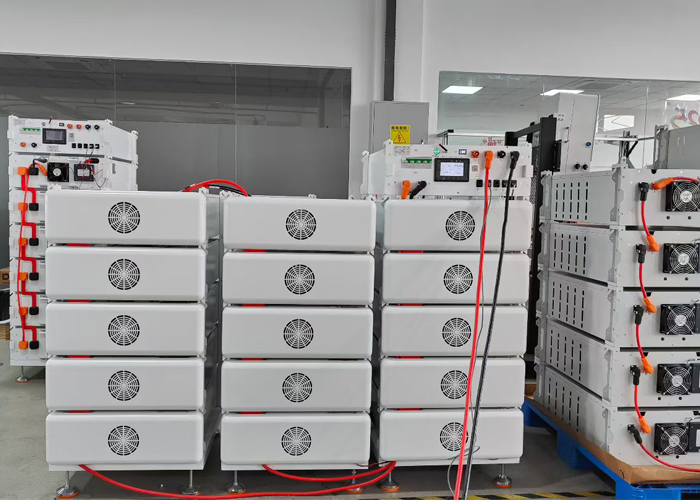 Industrial off-grid solar system factory installation