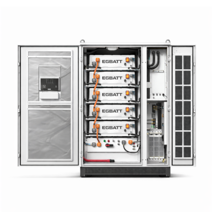 Advanced second-generation liquid cooling system inside 105kW/232kWh ESS maintaining cell temperature difference under 3°C