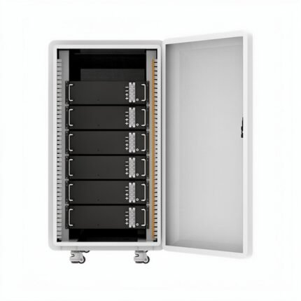 EGbatt IP65 30KWH Outdoor Energy Storage Lithium Battery 51.2V Rack Battery Pack 600Ah Lifepo4 Battery