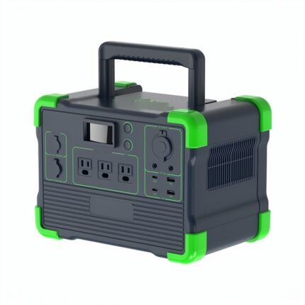 EGbatt Rechargeable 600W Lifepo4 Portable Solar Power Station 110V Camping Solar Generator with Solar Panel