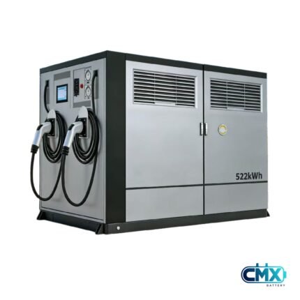 CMX U9-6 522kWh mobile EV charging robot with dual CCS2 charging guns