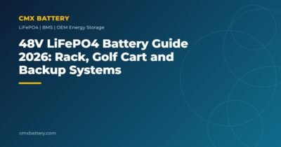 48V LiFePO4 Battery Guide 2026: Rack, Golf Cart and Backup Systems