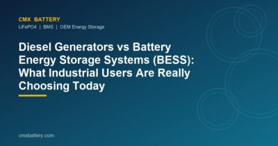 Diesel Generators vs Battery Energy Storage Systems (BESS): What Industrial Users Are Really Choosing Today