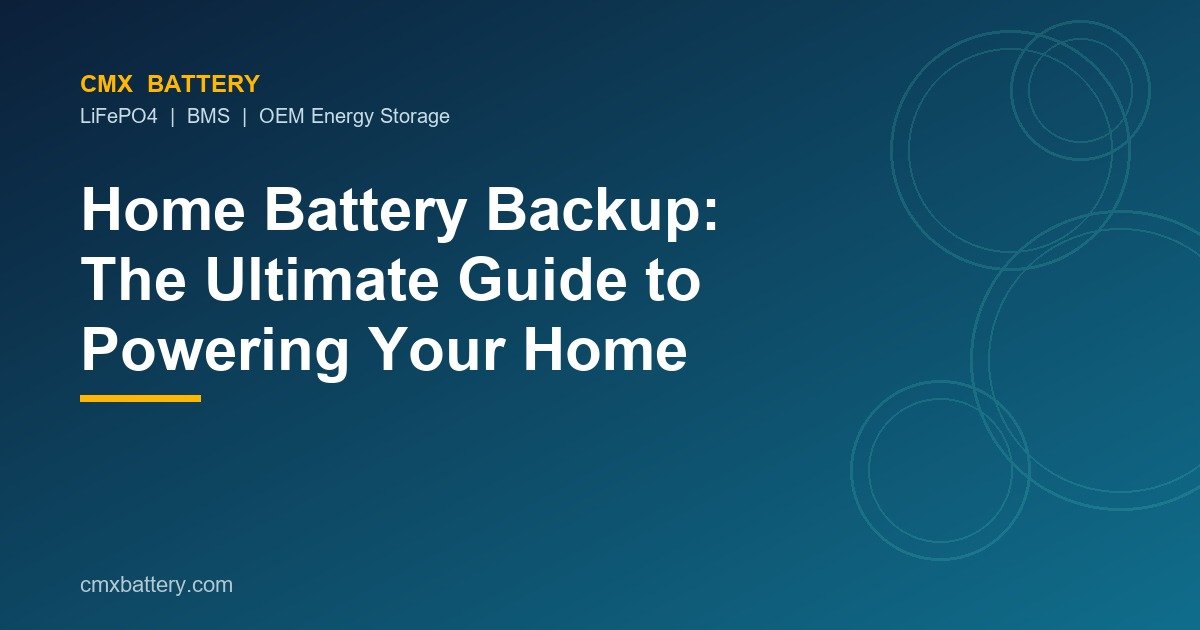 Home Battery Backup: The Ultimate Guide to Powering Your Home