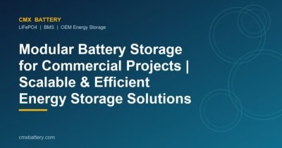 Modular Battery Storage for Commercial Projects | Scalable & Efficient Energy Storage Solutions