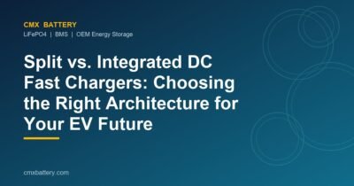 Split vs. Integrated DC Fast Chargers: Choosing the Right Architecture for Your EV Future