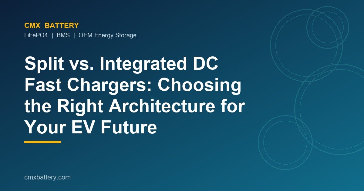 Split vs. Integrated DC Fast Chargers: Choosing the Right Architecture for Your EV Future