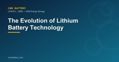 The Evolution of Lithium Battery Technology