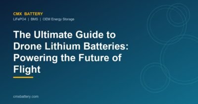 The Ultimate Guide to Drone Lithium Batteries: Powering the Future of Flight