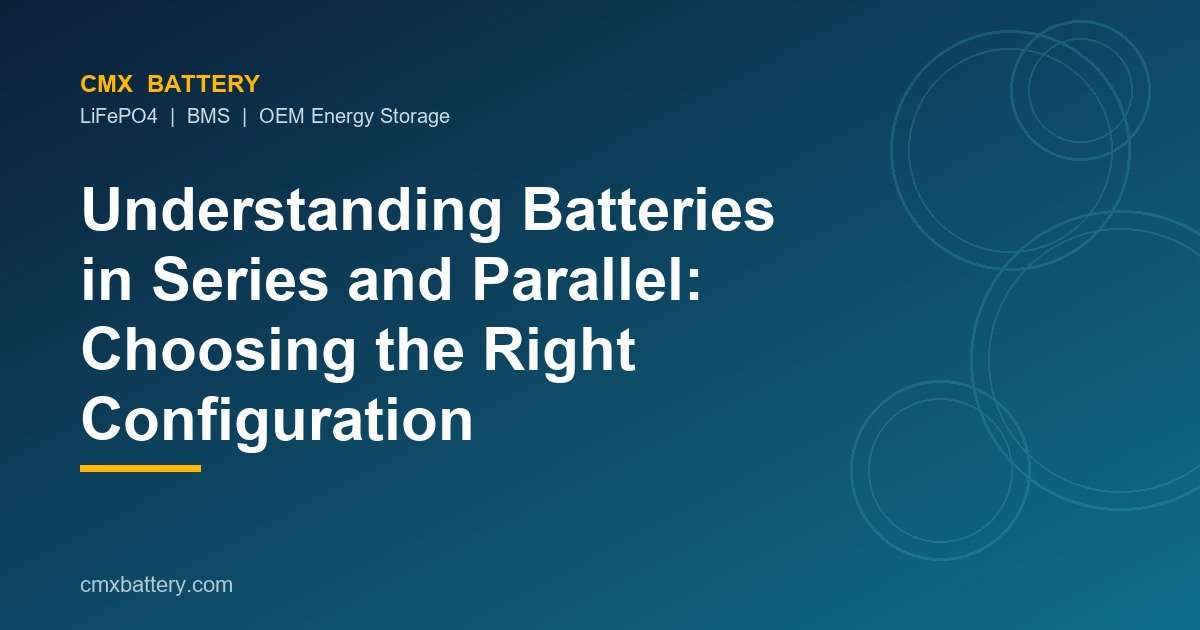Understanding Batteries in Series and Parallel: Choosing the Right Configuration