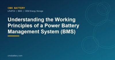 Understanding the Working Principles of a Power Battery Management System (BMS)
