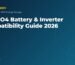 LiFePO4 Battery & Inverter Compatibility Guide 2026